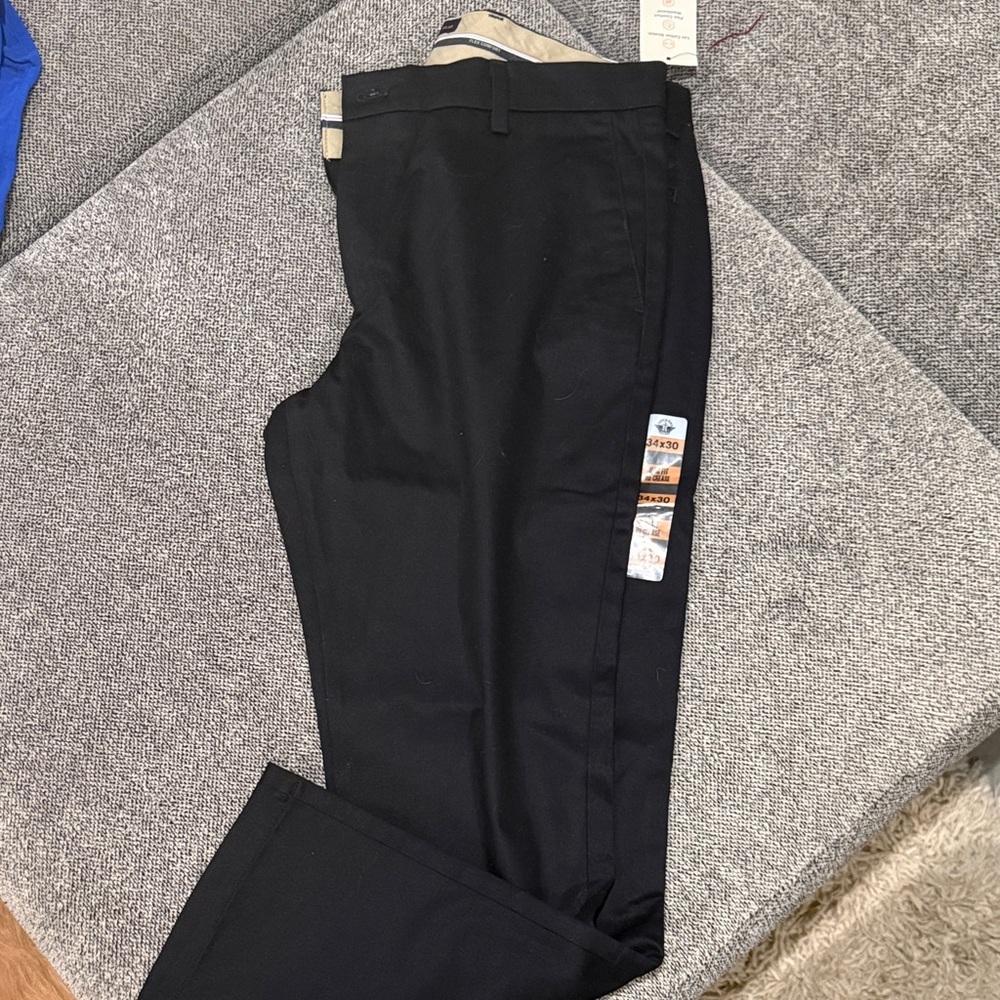 Men's Black khakis 34x30